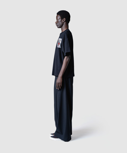 ワイドパンツ スラックス yoshiokubo ヨシオクボ / TWIST SLACKS ツイストパターンワイドスラックス / YKS26416の画像