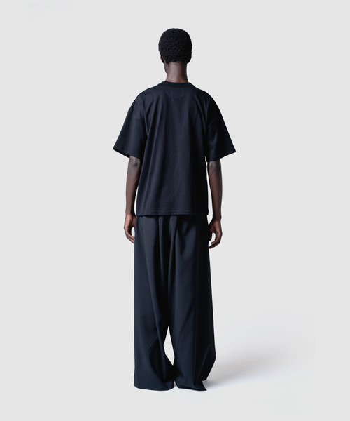 ワイドパンツ スラックス yoshiokubo ヨシオクボ / TWIST SLACKS ツイストパターンワイドスラックス / YKS26416の画像