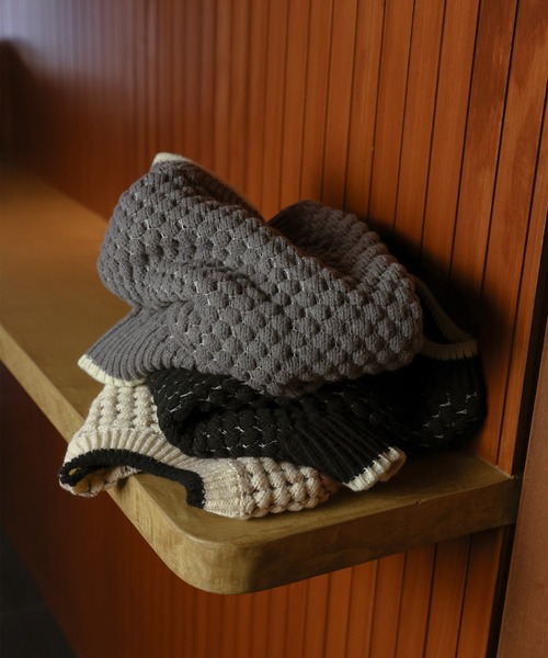 「select MOCA」 ニットベスト FREE チャコール レディース_画像5