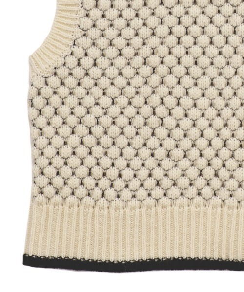 「select MOCA」 ニットベスト FREE チャコール レディース_画像7