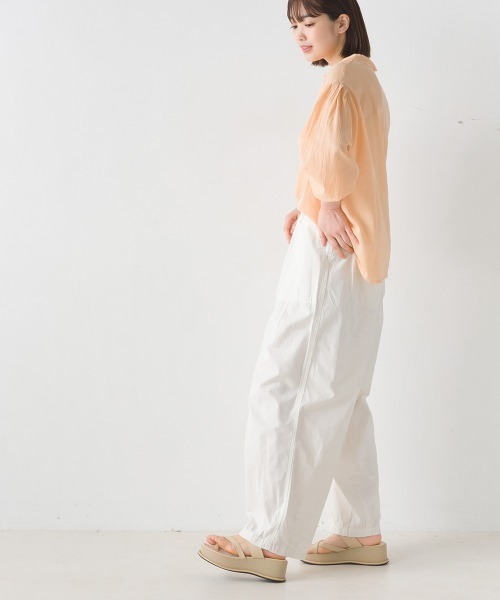 「OMNES」 カーゴパンツ MEDIUM ブラック レディース_画像4