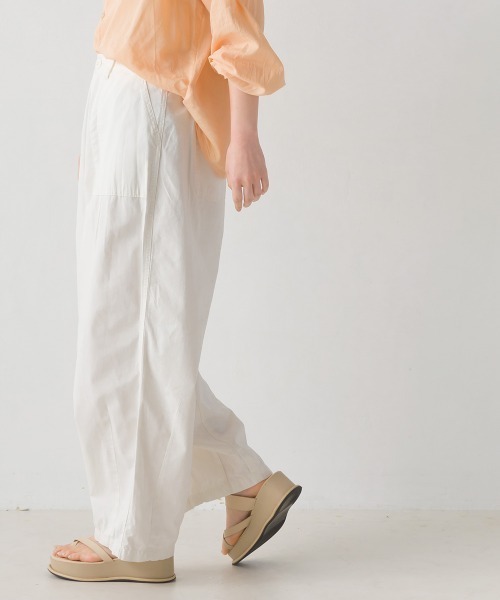 「OMNES」 カーゴパンツ MEDIUM ブラック レディース_画像8