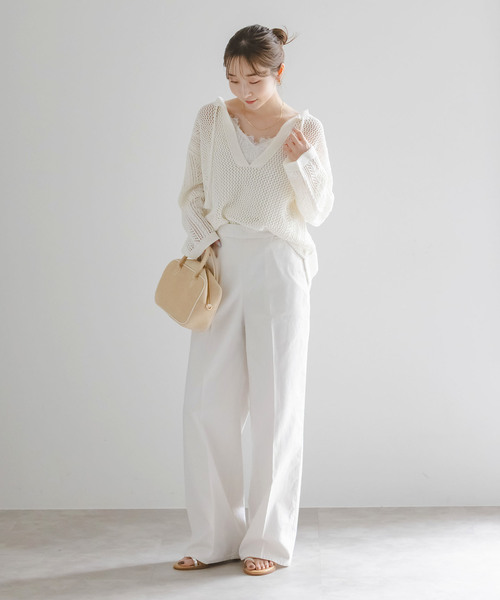 【新品・未使用】NOBLE カフタンニット NOBLE（ノーブル） サマーニット ニット セーター カフタンニット