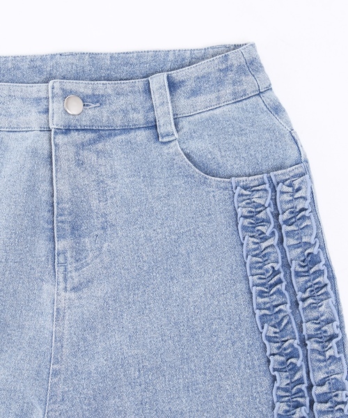 「WC」 デニムパンツ FREE ブルー レディース_画像5