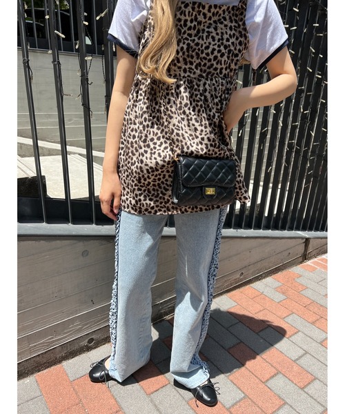 「WC」 デニムパンツ FREE ブルー レディース_画像10