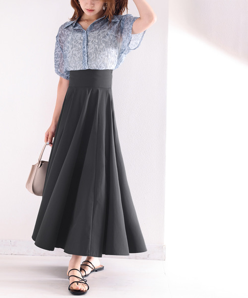 「classicalelf」 フレアスカート X-LARGE ベージュ レディース_画像7