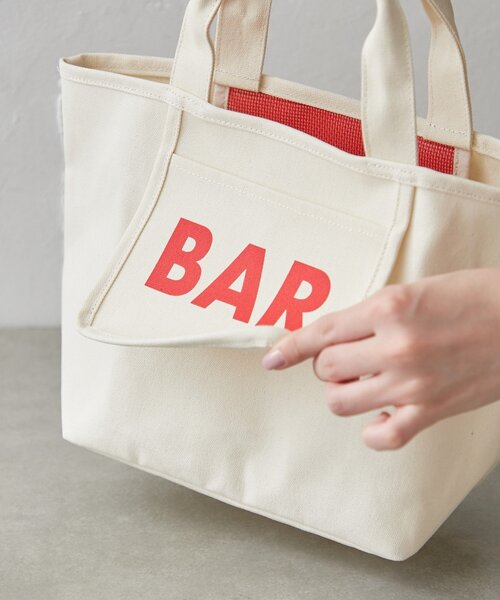 BIRTHDAY BAR（バースデイバー） トートバッグ メッシュポケット付き