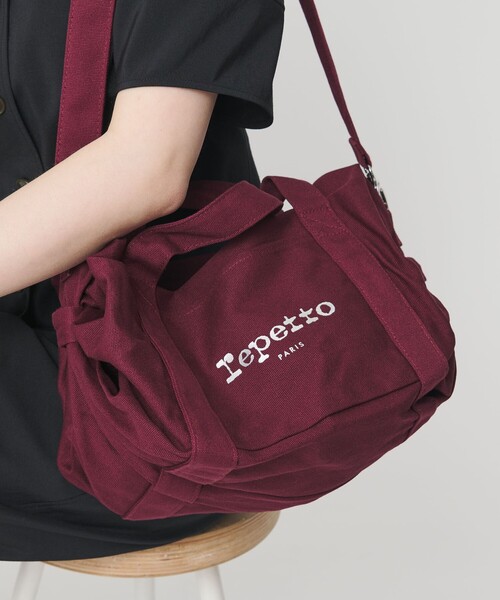 repetto（レペット） ボストンバッグ 「WEB限定」「repetto」コットン