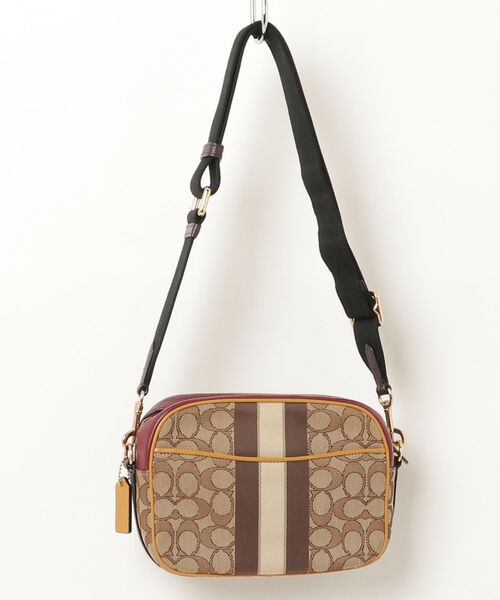 COACH ショルダーバッグ ハンドバッグ　ベージュ/ブラウン COACH（コーチ） ショルダーバッグ - ベージュ レディース : ZOZOTOWN