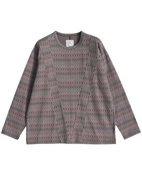 「SHAREEF」 長袖Tシャツ 1 レッド メンズの画像