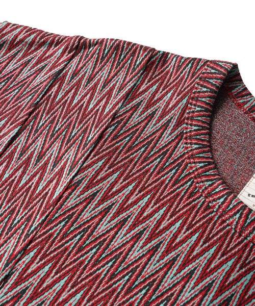 「SHAREEF」 長袖Tシャツ 1 レッド メンズの画像