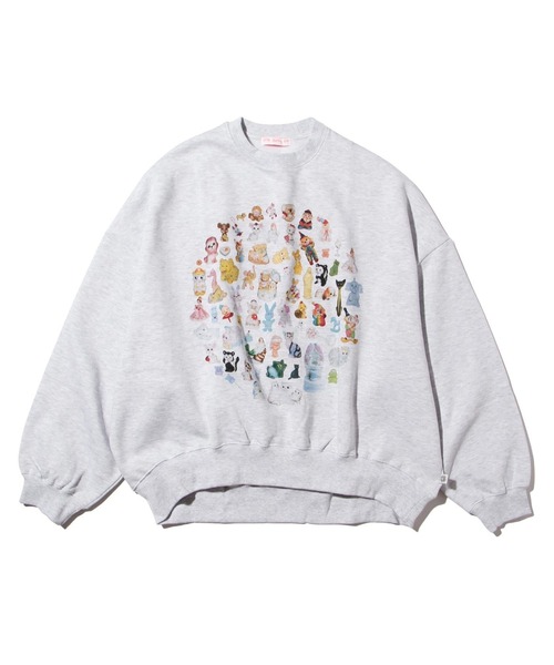 「Little sunny bite」 スウェットカットソー SMALL ホワイト レディース_画像3