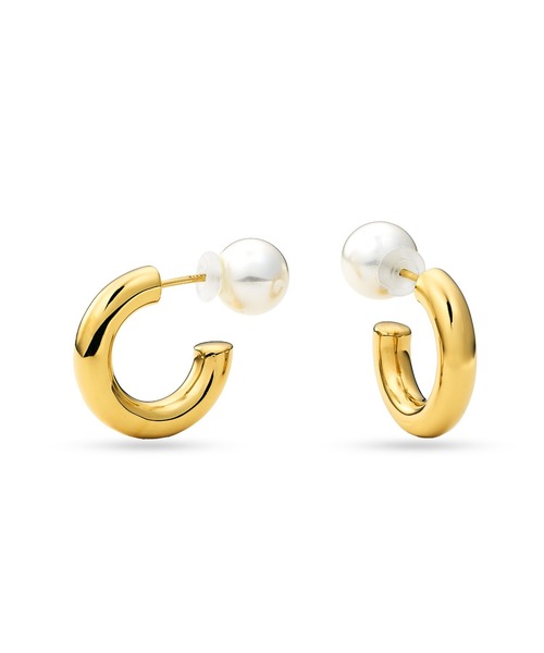 ピアス Pearl Hoops レディース メンズ