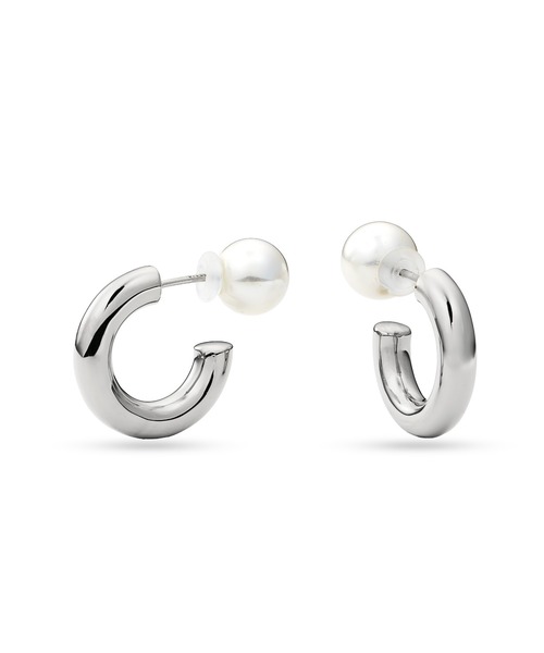 ピアス Pearl Hoops レディース メンズ_4