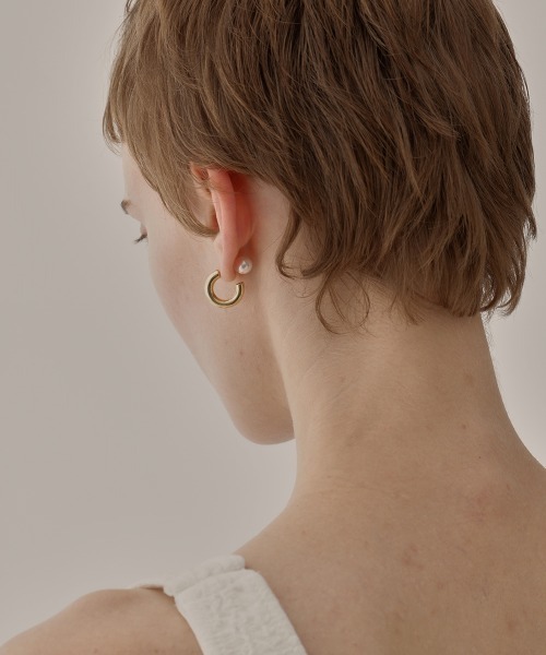 ピアス Pearl Hoops レディース メンズ_17