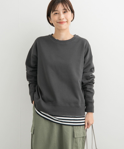 「URBAN RESEARCH DOORS」 スウェットカットソー MEDIUM オートミール レディース_画像3