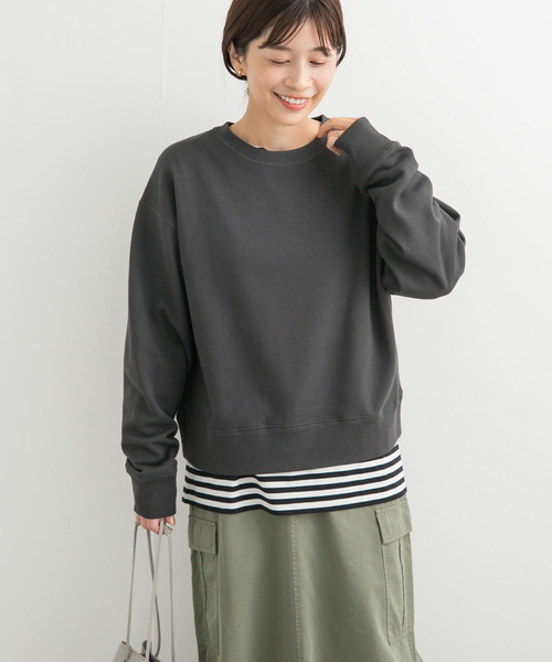「URBAN RESEARCH DOORS」 スウェットカットソー MEDIUM オートミール レディース_画像4
