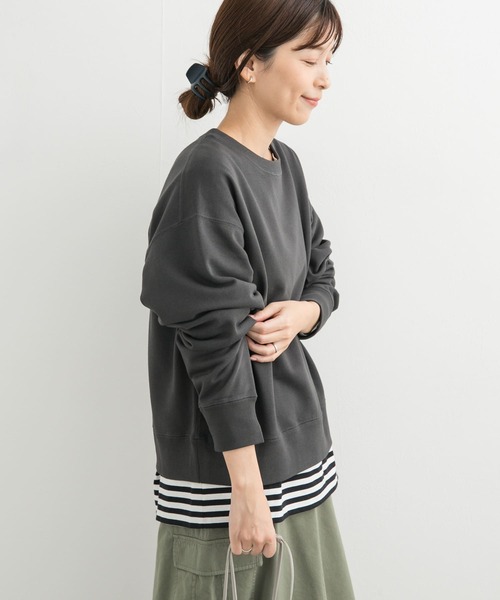 「URBAN RESEARCH DOORS」 スウェットカットソー MEDIUM オートミール レディース_画像7