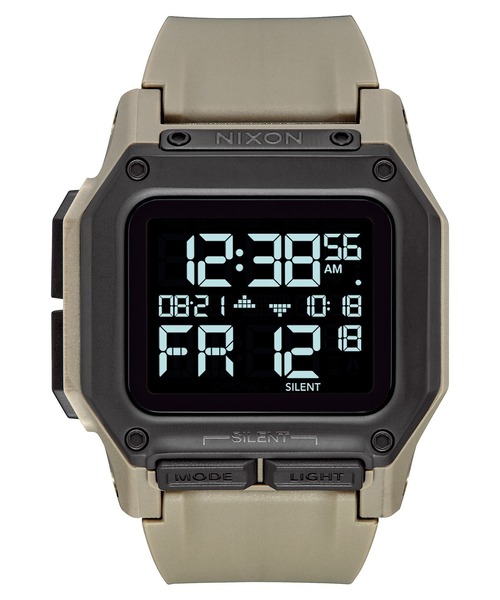 NIXON（ニクソン） デジタル腕時計 FREE サンドベージュ メンズ 