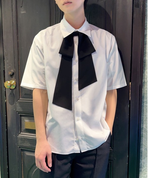 MILKBOY（ミルクボーイ） ブラウス シャツ ARRANGEABLE BOW シャツ