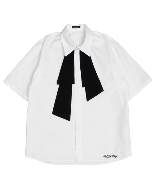 期間限定セール MILKBOY Frame シャツ シャツ ブラウス MILKBOY（ミルクボーイ） ブラウス シャツ ARRANGEABLE BOW シャツ