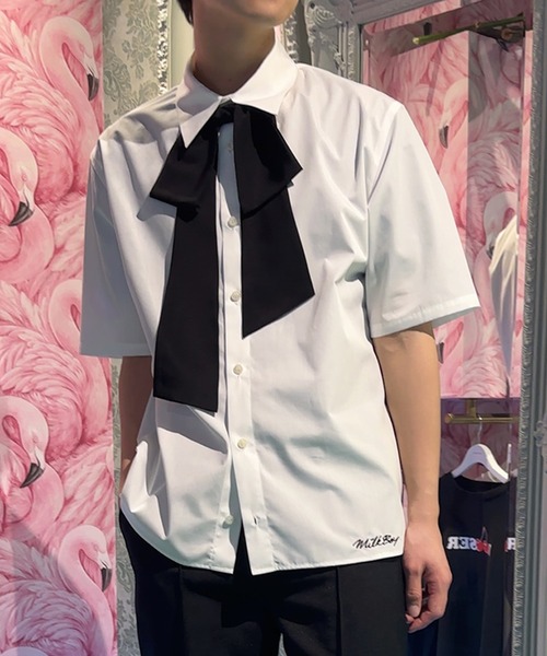 MILKBOY（ミルクボーイ） ブラウス シャツ ARRANGEABLE BOW シャツ