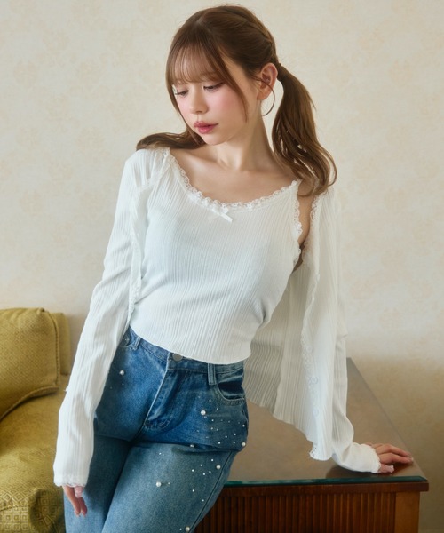 TITTY＆CO.（ティティーアンドコー） アンサンブル レースキャミソール