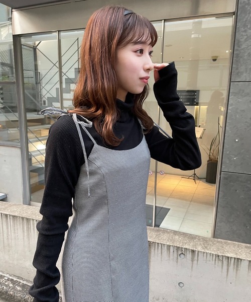 「one after another NICE CLAUP」 キャミソールワンピース FREE アイボリー レディース_画像6