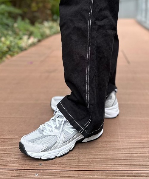 「New Balance」 ローカットスニーカー 24.5cm グレー メンズ_画像5
