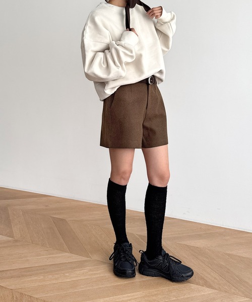 「CANAL JEAN」 ショートパンツ MEDIUM グレー レディース_1
