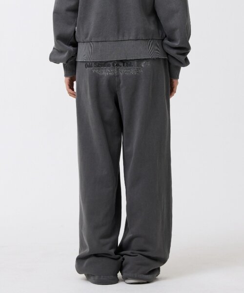 「ODD STUDIO」 スウェットパンツ MEDIUM チャコールグレー レディース_画像7