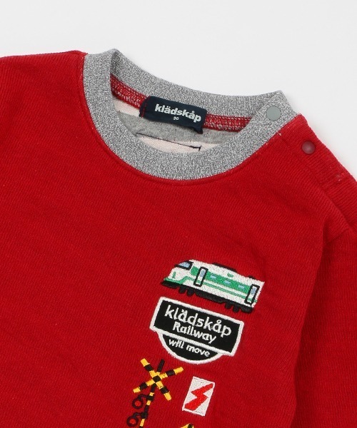 「kladskap」 「KIDS」長袖カットソー 100cm レッド キッズ_画像3