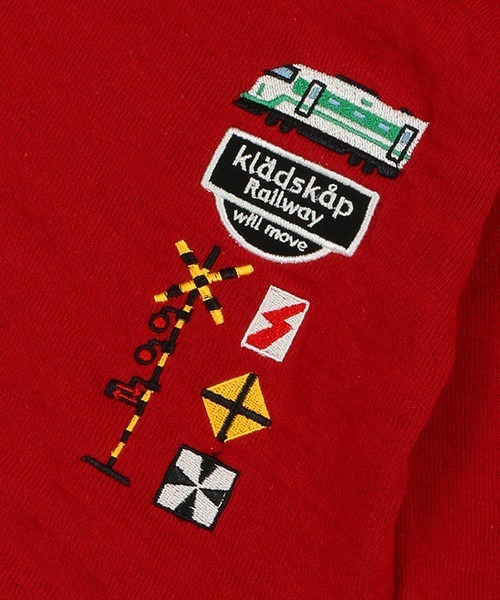 「kladskap」 「KIDS」長袖カットソー 100cm レッド キッズ_画像4