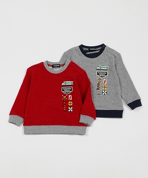 「kladskap」 「KIDS」長袖カットソー 100cm レッド キッズ_画像8