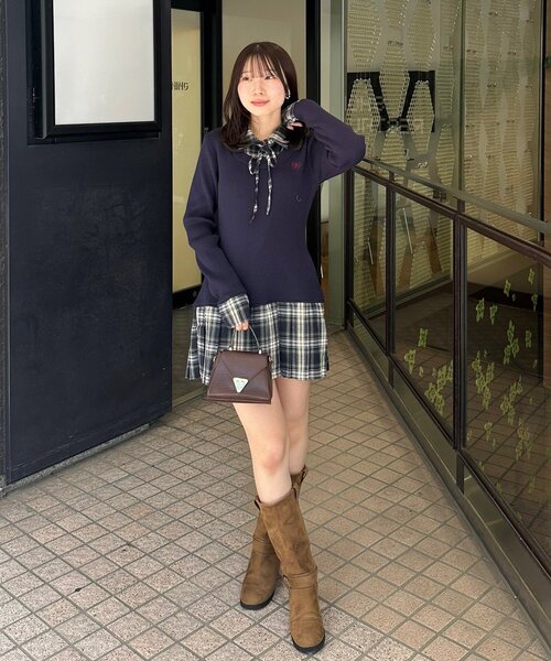 「continuer de NICE CLAUP」 ドッキングワンピース FREE トップグレー レディース_画像4