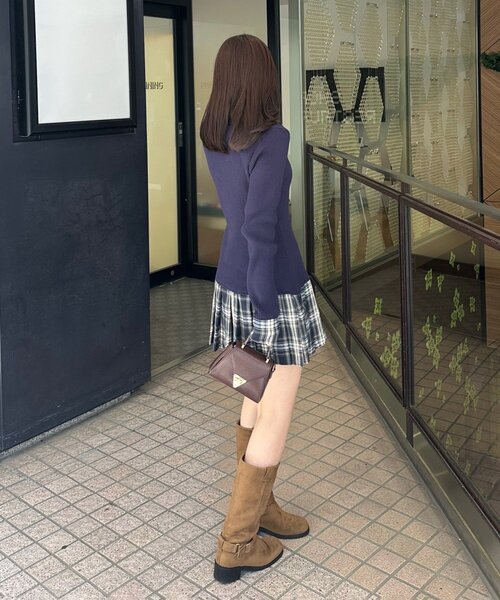 「continuer de NICE CLAUP」 ドッキングワンピース FREE トップグレー レディース_画像6