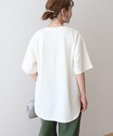 tシャツ 半袖 「接触冷感」ジョーゼットプルオ...の詳細画像2