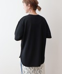 tシャツ 半袖 「接触冷感」ジョーゼットプルオ...の詳細画像5