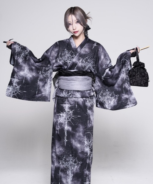 REFLEM（レフレム） 浴衣 「REFLEM/レフレム」総柄浴衣SET レディース