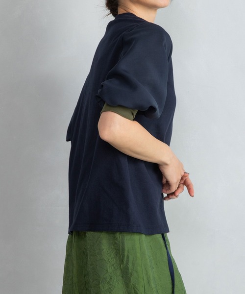 「MARECHAL TERRE」 半袖カットソー MEDIUM オフホワイト レディース_画像3
