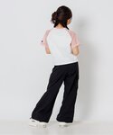 tシャツ メッシュドッキング半袖Tシャツ キッ...の詳細画像4