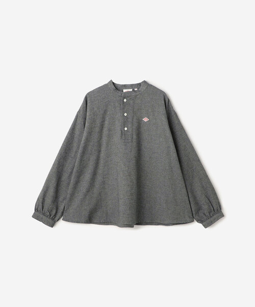 Danton（ダントン） 長袖シャツ 36 グレー レディース : ZOZOTOWN 