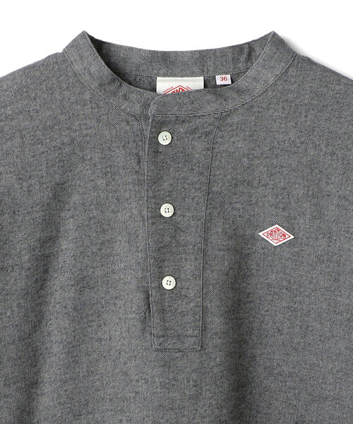 Danton（ダントン） 長袖シャツ 36 グレー レディース : ZOZOTOWN 