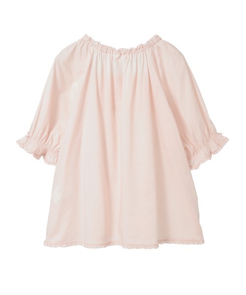 ピンクハウス　綿ローン　半袖ブラウス PINK HOUSE（ピンクハウス） ブラウス シャツ 半袖 ローンブラウス