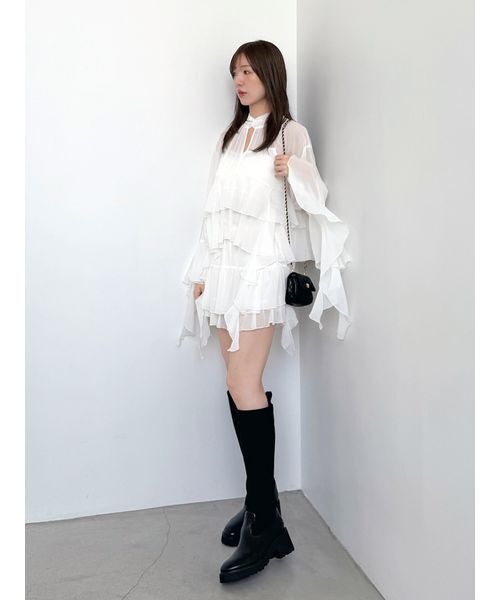 「SNIDEL」 ショートパンツ 0 ローズ レディース_画像8