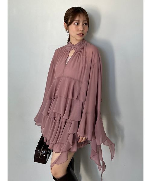 「SNIDEL」 ショートパンツ 0 ローズ レディース_画像9