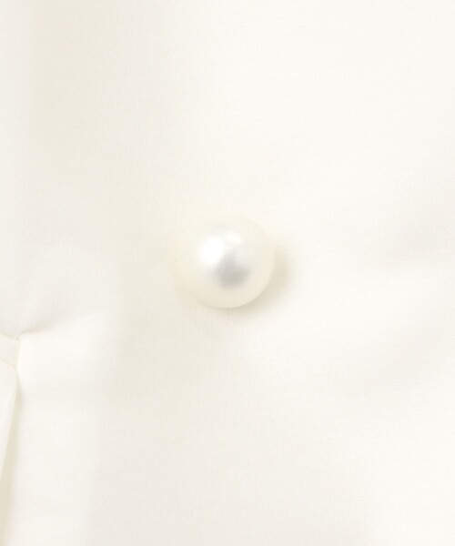 「LOULOU WILLOUGHBY」 ノーカラージャケット 2 オフホワイト レディース_画像4