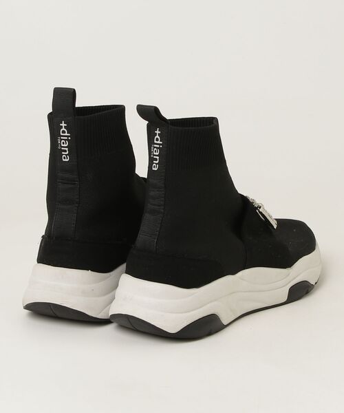 「+diana」 ハイカットスニーカー 23.5cm ブラック レディース_画像2