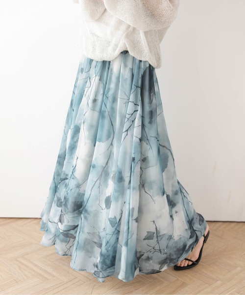 「SUGAR BISKET」 「La-gemme」フレアスカート フリー イエロー レディース_画像7