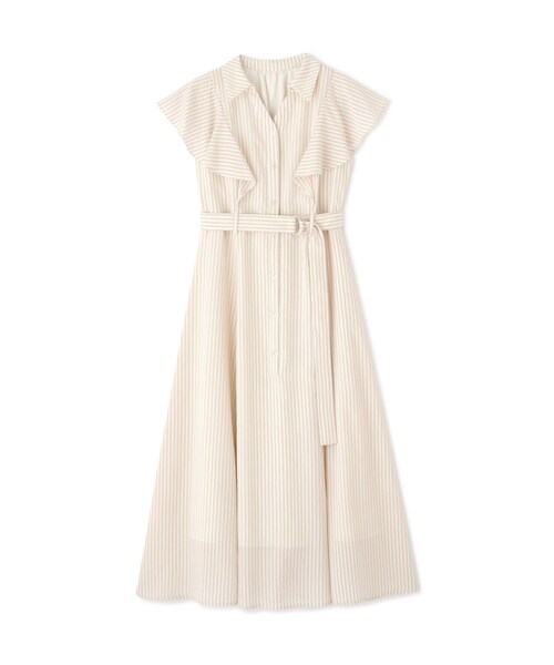 「PROPORTION BODY DRESSING」 シャツワンピース MEDIUM ネイビー レディース_画像9